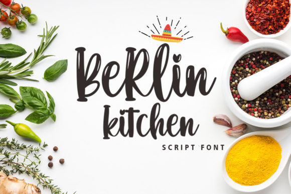 Berlin Kitchen Font: Timeless Handwritten Charm
