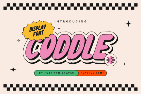 Coddle Font: The Bold, Playful Display Typeface That Brings Joy to Every Design
