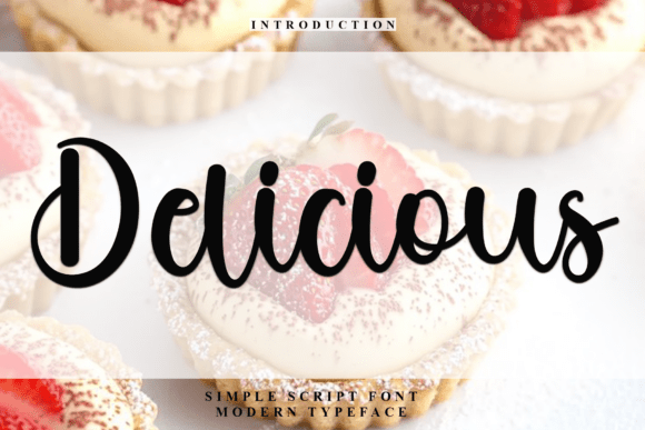 Delicious Font: A Soft, Distinctive Choice for Creative Expression