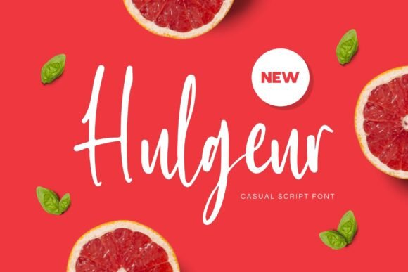 Helguer Font: A Bouncy, Confident Script