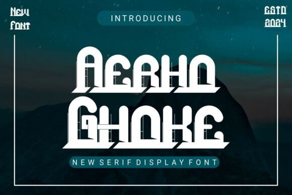Make a Bold Architectural Statement with Aerho Ghoke Font