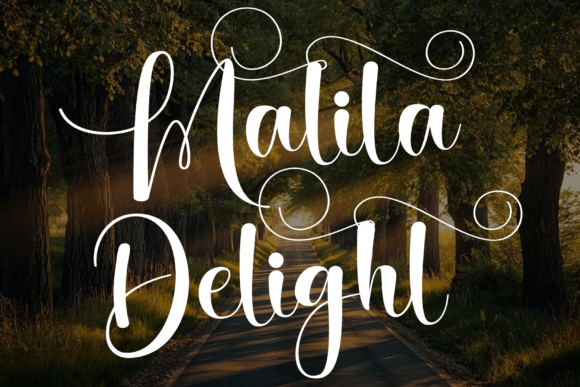 Malila Delight Font: Elevating Design Intent with Purposeful Elegance