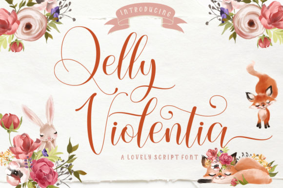 Qelly Violentia Font: Modern Script with Feminine Flair